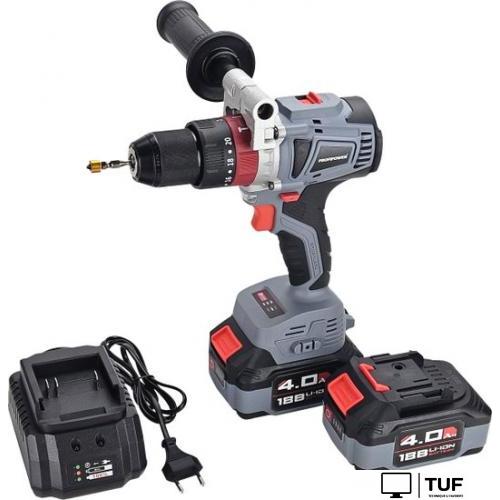 Ударная дрель-шуруповерт Profipower MKDHP-18V (с 2-мя АКБ, кейс)