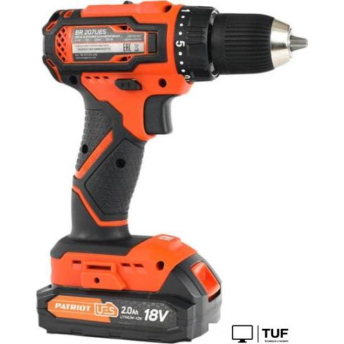 Дрель-шуруповерт Patriot BR 207UES 180301507 (с 2-мя АКБ, кейс)