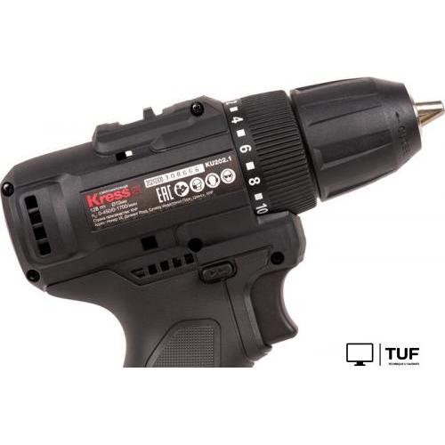 Дрель-шуруповерт Kress KU202.1 (с 2-мя АКБ, кейс)