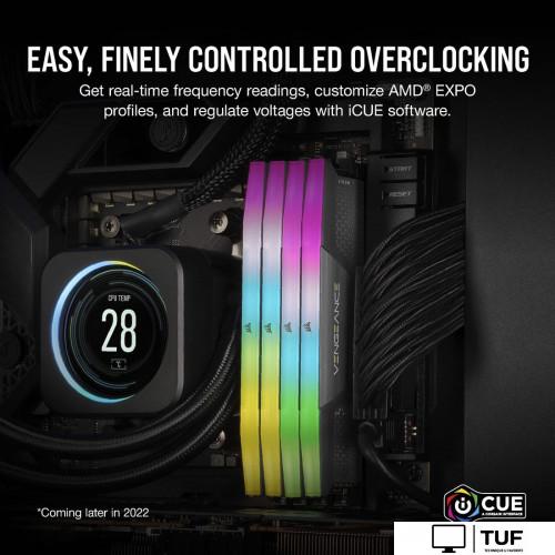 Оперативная память Corsair Vengeance RGB 2x16ГБ DDR5 6000 МГц CMH32GX5M2E6000Z36