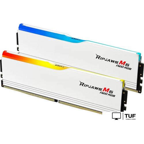 Оперативная память G.Skill Ripjaws M5 Neo RGB 2x48ГБ DDR5 6000 МГц F5-6000J3036F48GX2-RM5NRW