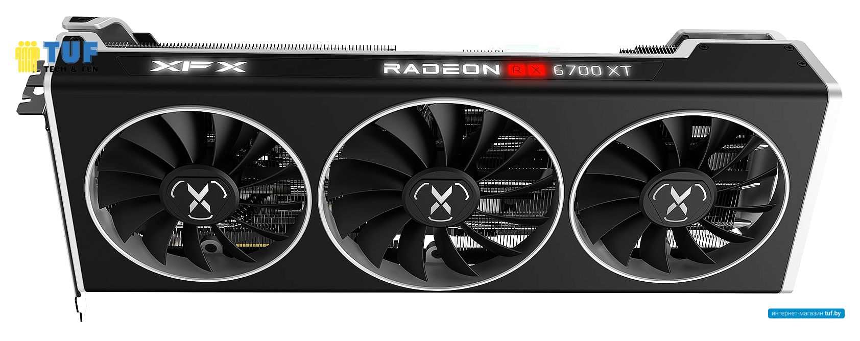 Видеокарта XFX Speedster MERC 319 Radeon RX 6700 XT Black 12GB GDDR6