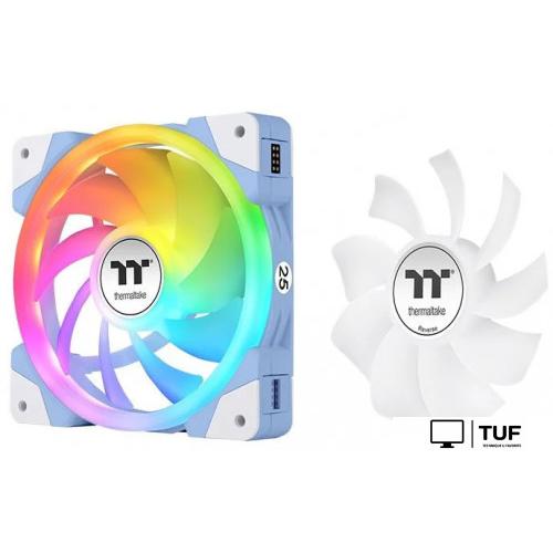 Комплект вентиляторов для корпуса Thermaltake Swafan EX12 ARGB Hydrangea Blue TT Premium Edition 3-Fan Pack CL-F183-PL12BU-A