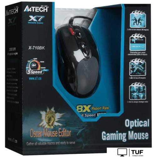 Игровая мышь A4Tech X-710BK