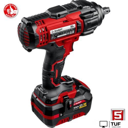 Гайковерт Зубр Мастер ГУЛ-410-41 (с 1-м АКБ, кейс)