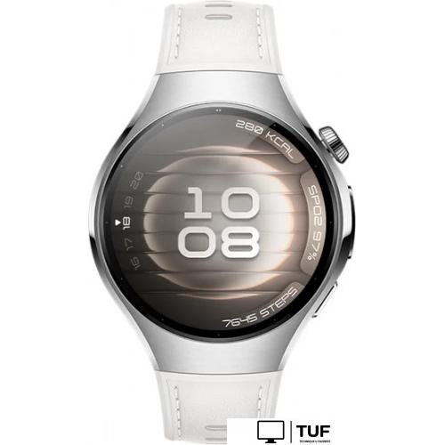 Умные часы Huawei Watch 5 42 мм (серебристый, с белым силиконовым ремешком, международная версия)