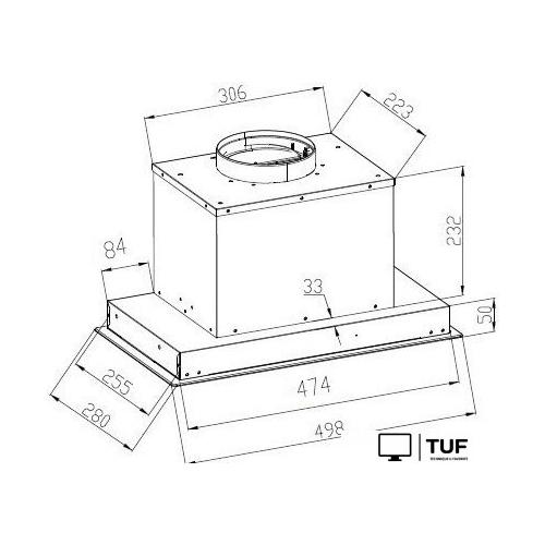 Кухонная вытяжка Schtoff Rost 50 White