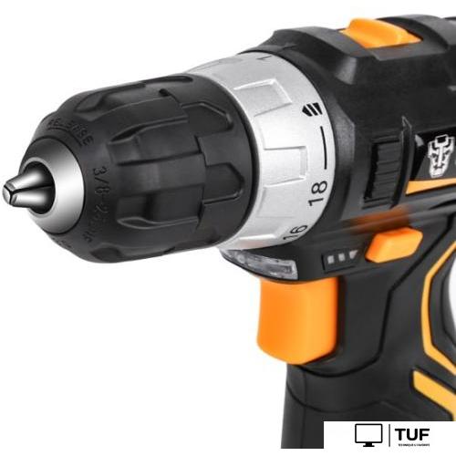 Дрель-шуруповерт Deko GCD12DU3 SET 4 063-4140 (с 2-мя АКБ, кейс, набор оснастки)