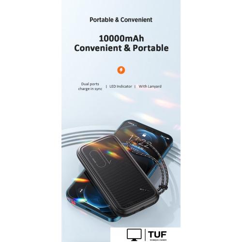 Внешний аккумулятор Usams US-CD150 PB56 10000mAh (черный)