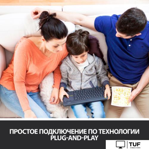 Клавиатура Logitech K400 Plus 920-007147 (черный)