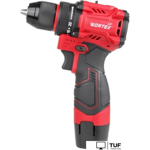 Дрель-шуруповерт Wortex BD 1220 DLi 1333699 (с 2-мя АКБ, кейс)