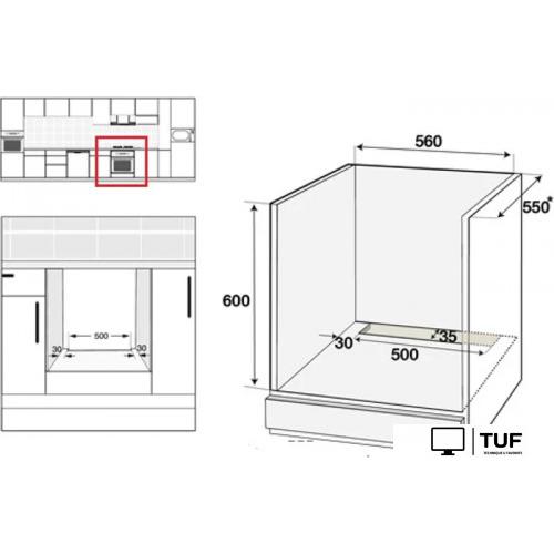 Электрический духовой шкаф Schtoff Decor 800