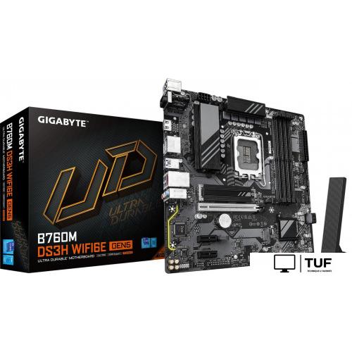 Материнская плата Gigabyte B760M DS3H WiFi6E GEN5