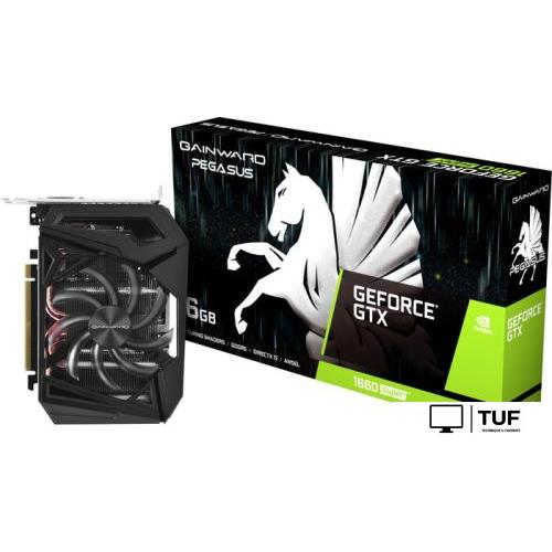Видеокарта Gainward GeForce GTX 1660 Super Pegasus 6GB GDDR6 471056224-1365