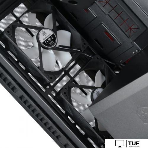 Корпус SilverStone RL08 (черный/красный)