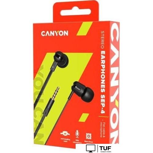 Наушники Canyon SEP-4 (черный)
