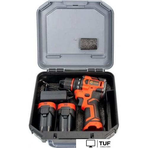 Дрель-шуруповерт Edon UAD-16BL (с 2-мя АКБ, кейс)