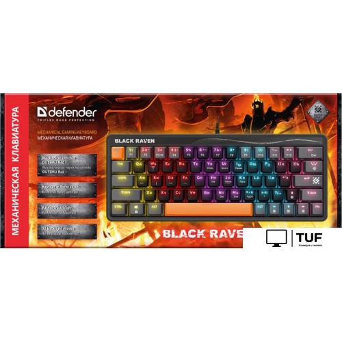 Клавиатура Defender Black Raven GK-417 45417