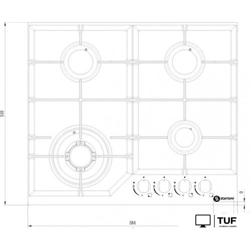Варочная панель Schtoff H6034C30IS Black