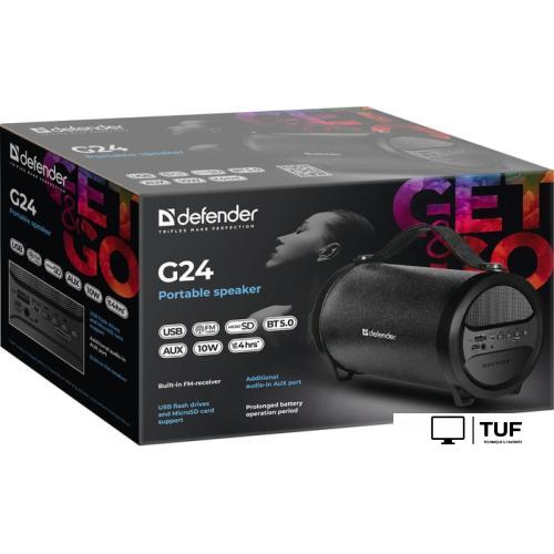 Беспроводная колонка Defender G24 (черный)