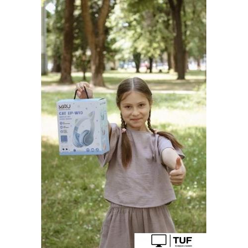 Наушники Miru Cat EP-W10 (голубой)