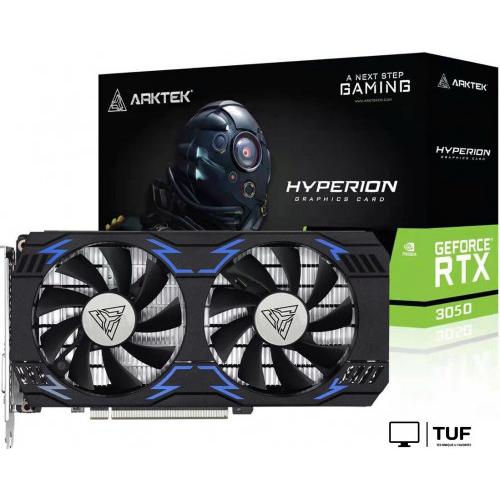 Видеокарта Arktek Hyperion GeForce RTX 3050 6GB GDDR6 AKN3050D6S6GH1