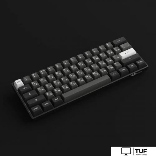 Клавиатура Akko 3061S Black & Silver (Akko Cream Yellow V3 Pro)