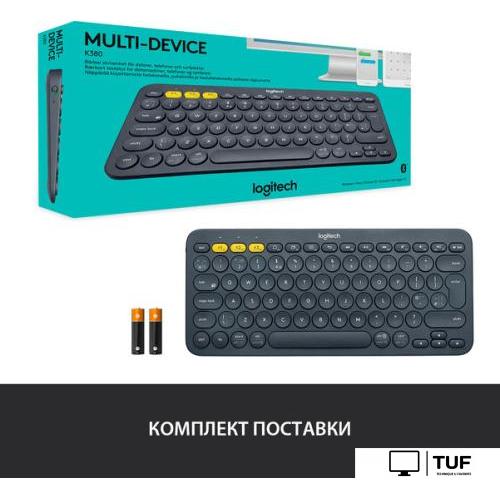Клавиатура Logitech Multi-Device K380 Bluetooth 920-007584 (черный)