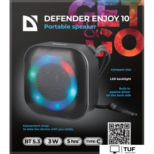 Беспроводная колонка Defender Enjoy 10
