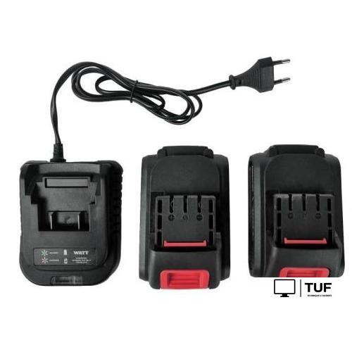 Дрель-шуруповерт WATT WAS-18Li-3 1.018.030.23 (с 2-мя АКБ, кейс)