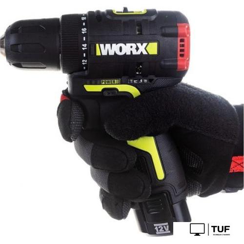 Дрель-шуруповерт Worx Professional WU130X (с 2-мя АКБ, сумка)