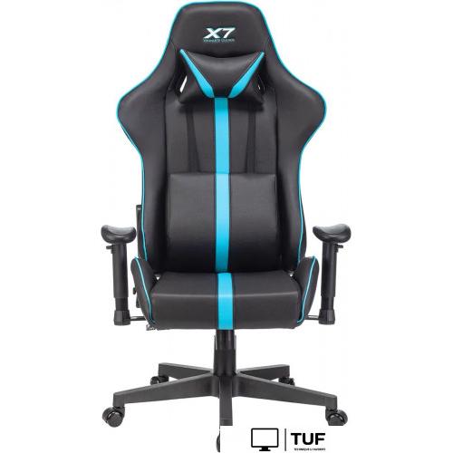 Игровое (геймерское) кресло A4Tech X7 GG-1200 (черный/бирюзовый)