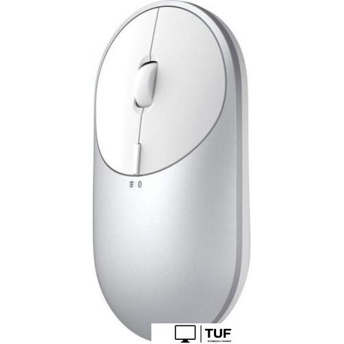 Мышь Xiaomi Mi Portable Mouse 2 (серебристый/белый)