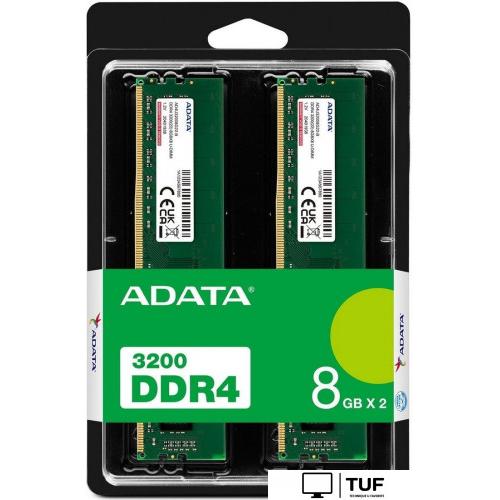 Оперативная память ADATA Premier 2x8ГБ DDR4 3200 МГц AD4U32008G22-DTGN