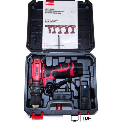 Дрель-шуруповерт Edon AD-12A (с 2-мя АКБ, кейс)