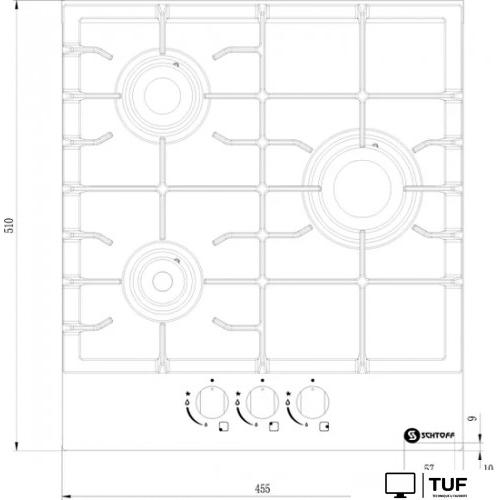 Варочная панель Schtoff H4501C15IS White