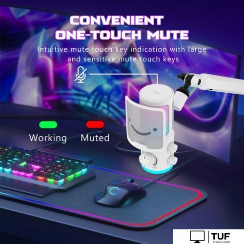 Проводной микрофон FIFINE TAM6 (белый)