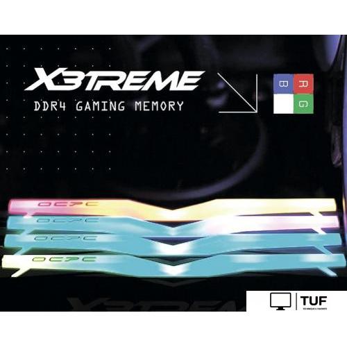 Оперативная память OCPC X3 RGB Black Label 2x8ГБ DDR4 4000 МГц MMX3A2K16GD440C19BL