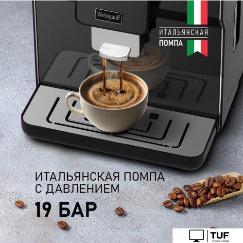Кофемашина Weissgauff WCM-330 TFT Touch Cappuccino Nero