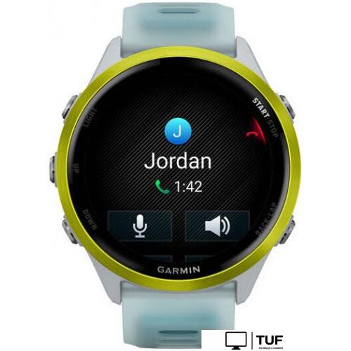 Умные часы Garmin Forerunner 570 47 мм (серебристый/желтый)