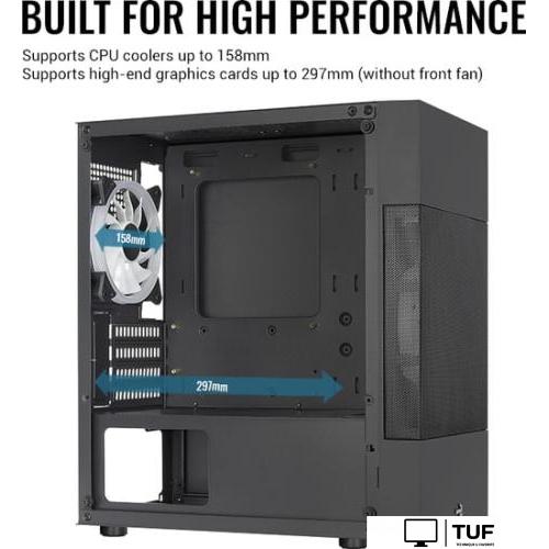 Корпус AeroCool Atomic Lite-G-BK-V2