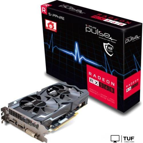Видеокарта Sapphire Pulse Radeon RX 560 4GB GDDR5 11267-20