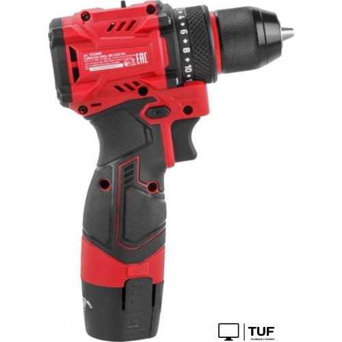 Дрель-шуруповерт Wortex BD 1220 DLi 1333699 (с 2-мя АКБ, кейс)