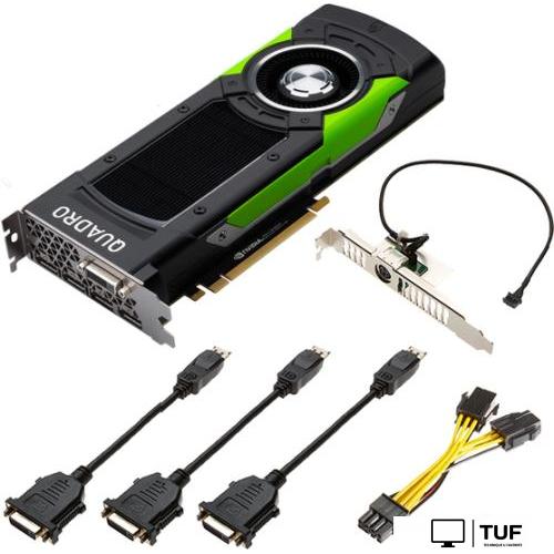 Видеокарта PNY Quadro P6000 24GB GDDR5X [VCQP6000-PB]