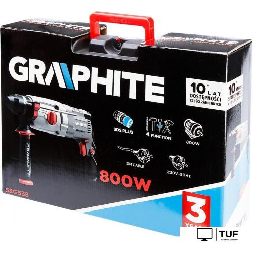 Перфоратор GRAPHITE 58G538 (кейс)