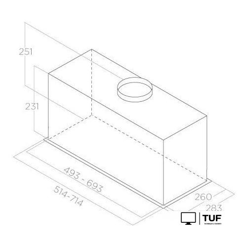Кухонная вытяжка Elica Fold S IX/A/72 PRF0181963