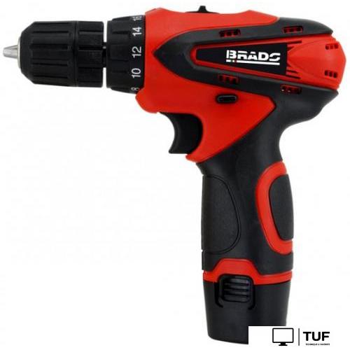Дрель-шуруповерт Brado DF330B-2 (с 2-мя АКБ, кейс)