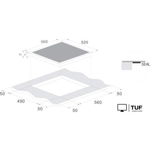Варочная панель Candy CJ2D46TKT
