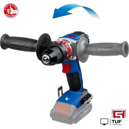 Ударная дрель-шуруповерт Зубр Профессионал DBS-201 (без АКБ)