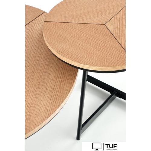 Журнальный столик Halmar Karida 80x41 (натуральный/черный)